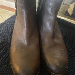 Frye brown leather boots